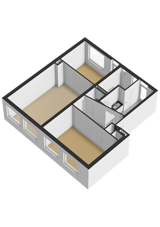 Floorplan - Van Vollenhovenlaan 88, 3527 JS Utrecht