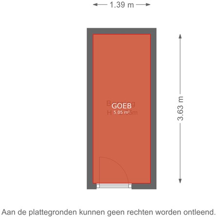 Floorplan - Van Vollenhovenlaan 88, 3527 JS Utrecht