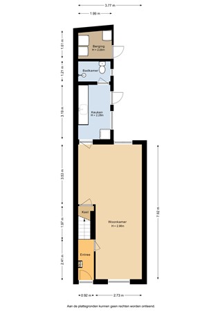Floorplan - Kerkweg 89, 3513 VC Utrecht