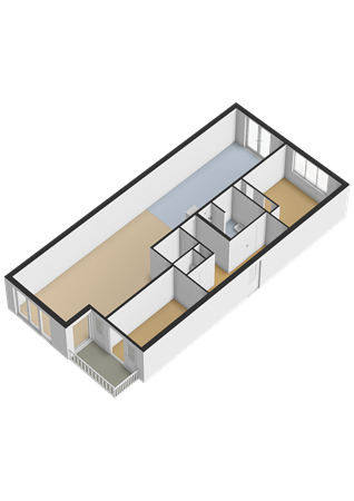 Floorplan - Zijdebalenstraat 15, 3513 DH Utrecht