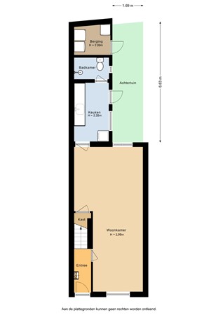 Floorplan - Kerkweg 89, 3513 VC Utrecht