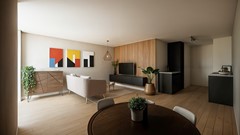 Appartementen benedenverdieping met tuintje