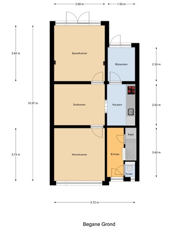 Rembrandtstraat 39, 5251 PB Vlijmen - Begane_Grond.jpg