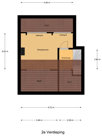 Rembrandtstraat 39, 5251 PB Vlijmen - 2e_Verdieping.jpg