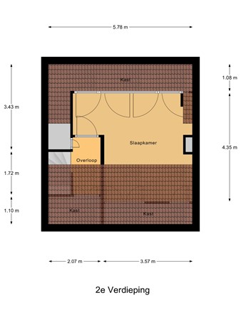 Jacob Van Ruijsdaelstraat 13, 5251 NM Vlijmen - 2e_Verdieping.jpg