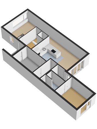 Schoorstraat 10, 5268 CJ Helvoirt - 3D_Begane_Grond.jpg