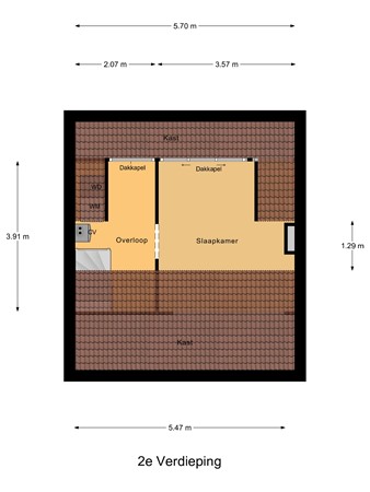 Rembrandtstraat 49, 5251 PB Vlijmen - 2e_Verdieping.jpg