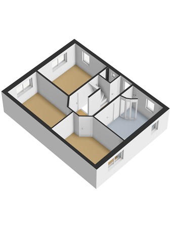 Antoni Staringlaan 8, 5251 WG Vlijmen - 3D_1e_Verdieping.jpg