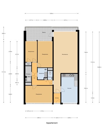 Zesde Buitenpepers 64, 5231 GW 's-Hertogenbosch - Appartement.jpg