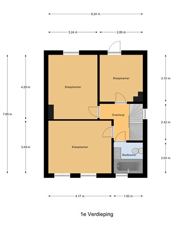 Deken van Baarstraat 49, 5251 RH Vlijmen - 1e_Verdieping.jpg