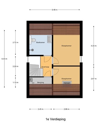 Monseigneur van Kesselstraat 2D, 5251 AX Vlijmen - 1e_Verdieping.jpg