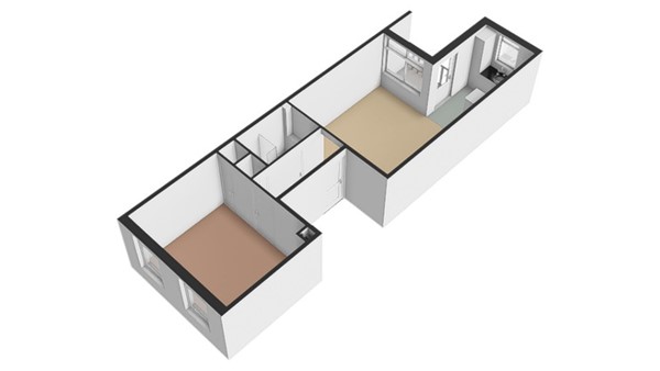 Floorplan - Fagelstraat 28-1, 1052 GC Amsterdam