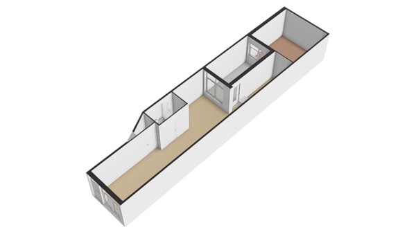 Floorplan - Van Hogendorpstraat 62H, 1051 BS Amsterdam