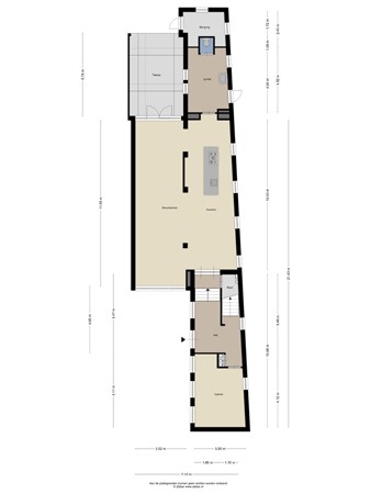 Floorplan - Kelmonderstraat 53, 6191 RD Beek
