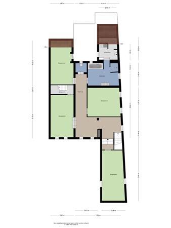 Floorplan - Kelmonderstraat 53, 6191 RD Beek
