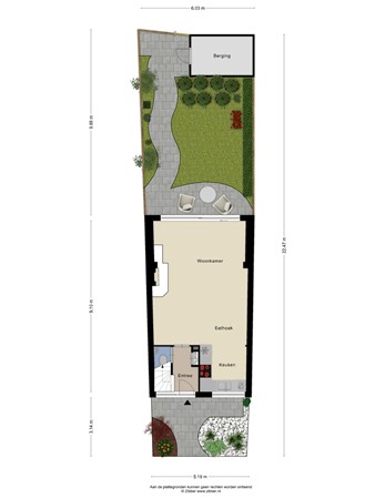Floorplan - Jachthoornstraat 43, 6219 BM Maastricht