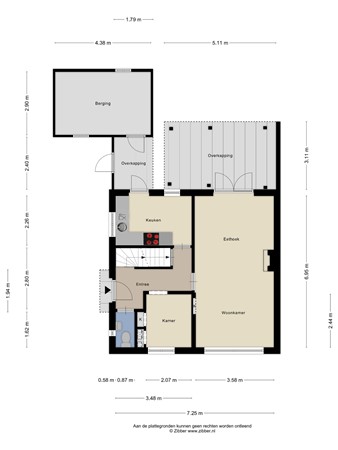 Floorplan - Parallelweg 15, 6131 BJ Sittard