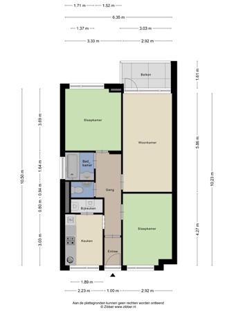 Floorplan - Via Regia 132D, 6217 JX Maastricht