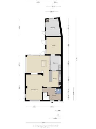 Floorplan - Langen Akker 70, 6325 CM Berg en Terblijt
