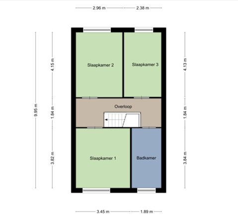 Floorplan - Peerboltestraat 27, 6221 TB Maastricht