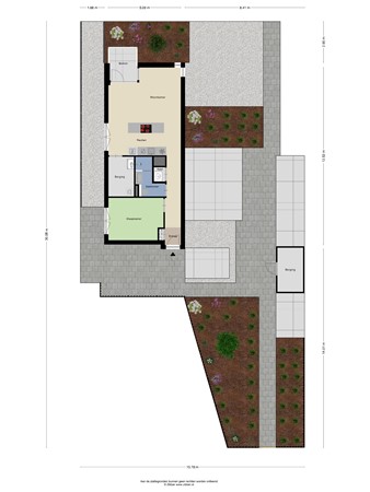 Floorplan - Burgemeester Michiels Van Kessenichpassage 5A, 6224 EJ Maastricht