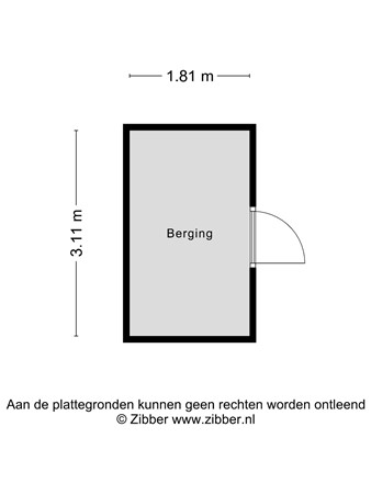 Floorplan - Burgemeester Michiels Van Kessenichpassage 5A, 6224 EJ Maastricht