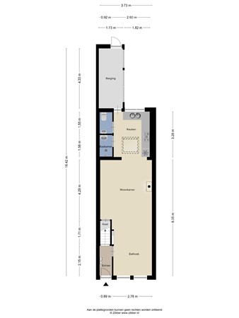 Floorplan - IJssellaan 117, 2806 TE Gouda