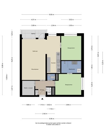 Floorplan - Ronsseweg 129, 2803 ZS Gouda
