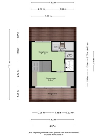 Floorplan - Beatrix Hoeve 35, 2804 HC Gouda