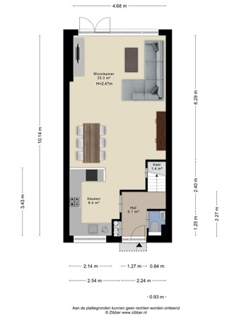 Floorplan - Ingelandslag 29, 2805 DL Gouda
