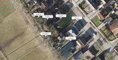 PDOK overvieuw, inschatting maten, geen exacte maten
