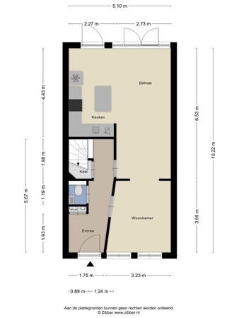 Floorplan - Broederwal 77, 5708 ZT Helmond