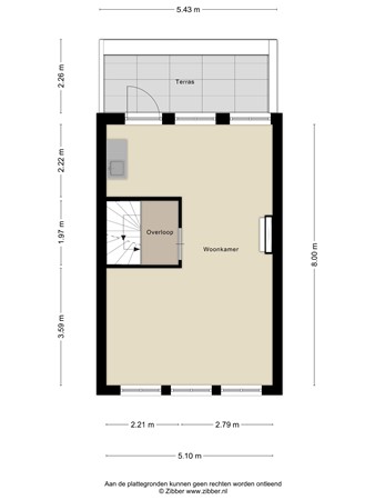 Floorplan - Broederwal 77, 5708 ZT Helmond