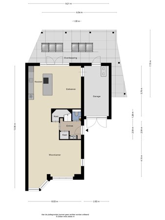 Floorplan - Sterreschans 112, 2342 BN Oegstgeest