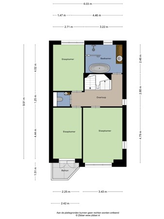 Floorplan - Sterreschans 112, 2342 BN Oegstgeest