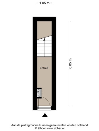 Floorplan - Valdezstraat 4A, 2313 ZJ Leiden