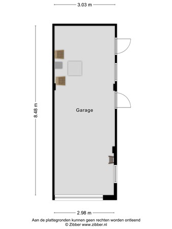 Floorplan - Berlicumstraat 12, 2341 AJ Oegstgeest