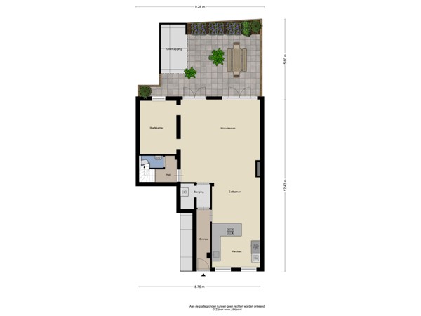Floorplan - Valdezstraat 4, 2313 ZJ Leiden
