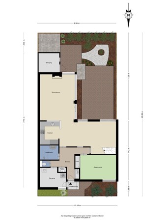 Floorplan - Saffraantuin 25, 2317 MS Leiden