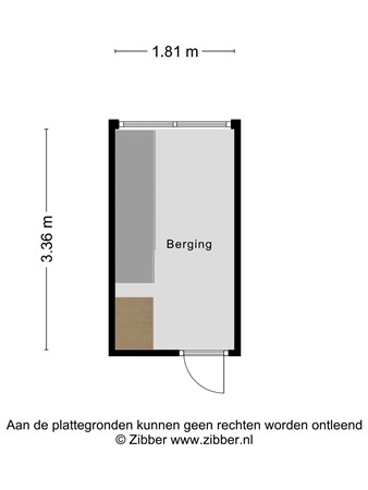 Floorplan - Frans Halslaan 239, 2343 EE Oegstgeest