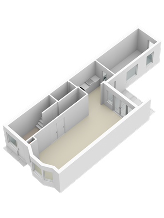 Floorplan - Tesselschadestraat 16, 2332 BJ Leiden