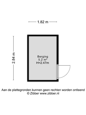 Floorplan - Schoonzicht 21, 2342 CD Oegstgeest