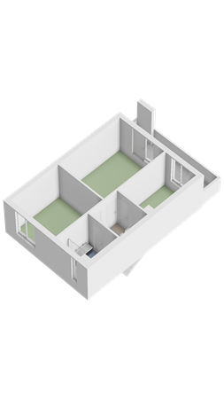 Floorplan - Simon Vestdijklaan 12, 2343 KV Oegstgeest