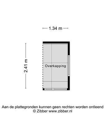 Floorplan - Ridderspoorlaan 6, 2343 TZ Oegstgeest