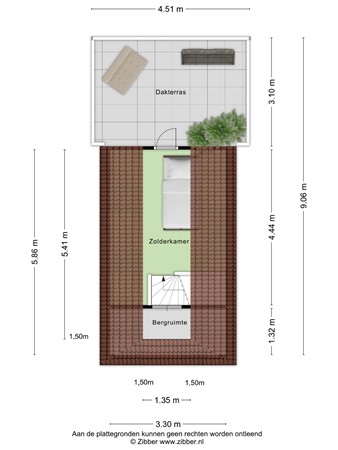 Floorplan - Papengracht 10A, 2311 TW Leiden