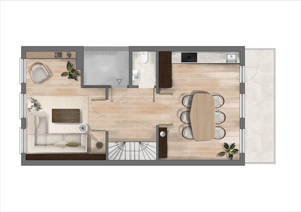 Eerste Jan Steenstraat 68-3, 1072 NN Amsterdam - Plattegrond verdieping 3