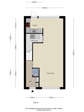 Aalmoezenier Verheggenstraat 16, 6221 TG Maastricht - 186232285_1654988_aalmo_begane_grond_first_design_20260530_c6c7b6.jpg