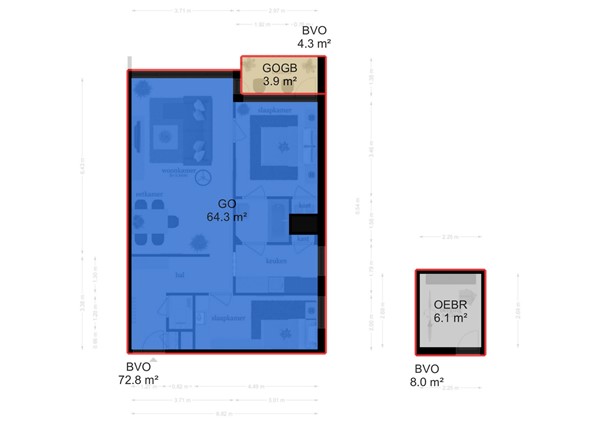 Bontekoestraat 13-5, 6826 SR Arnhem - 