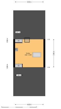 Floorplan - Letlandsestraat 14A, 3028 ED Rotterdam