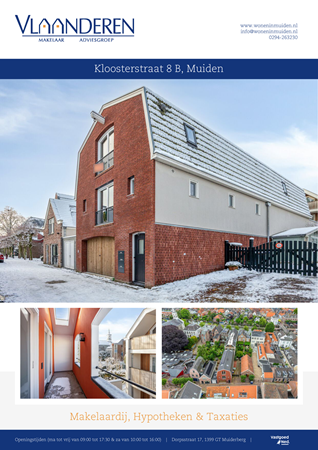 Brochure preview - Kloosterstraat 8-B, 1398 AM MUIDEN (1)